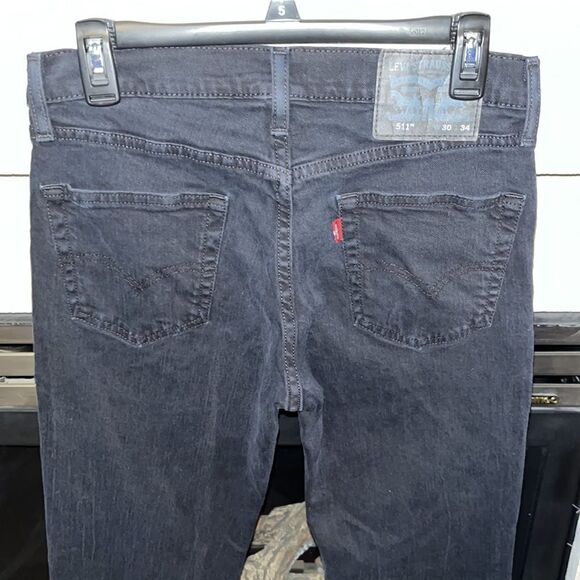 Levi's 511 Slim-Fit Stretch Jeans Size 30/34 - Picture 6 of 8